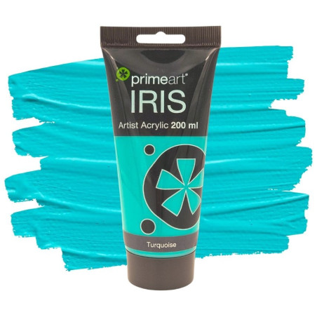 Primeart Iris Acrylic 200ml 004 Turquoise
