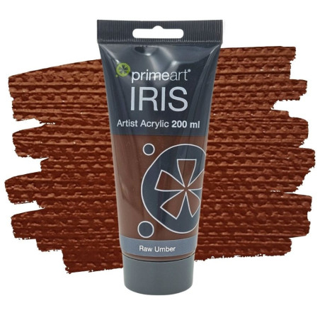 Primeart Iris Acrylic 200ml 540 Raw Umber