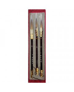 Bamboo Brush Set 3 pcs Long...