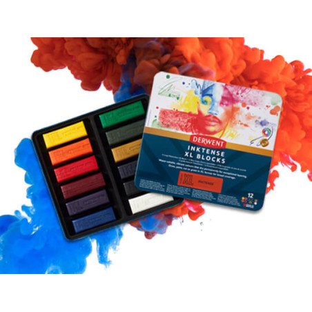 Derwent Inktense XL Blocks 12pc Tin