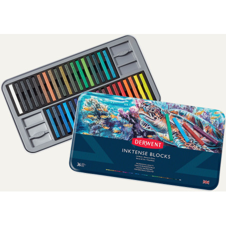 Derwent Inktense Blocks 36pc Tin