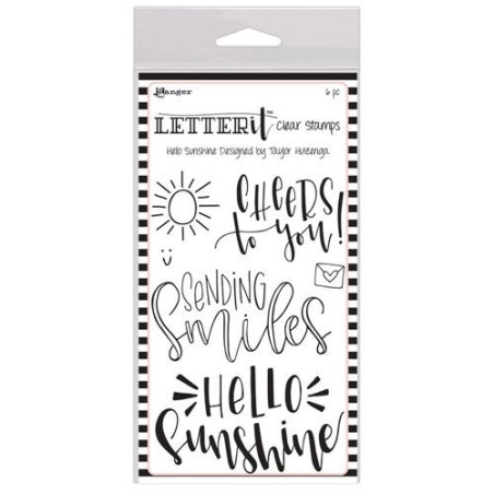 Ranger Letter It Clear Stamp - Hello Sunshine