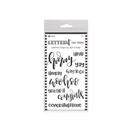 Ranger Letter It Clear Stamp Celebration