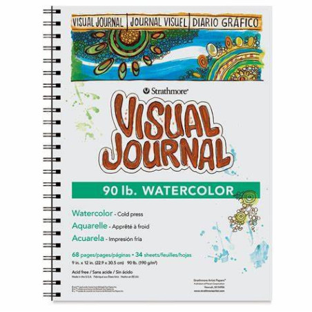 Strathmore 400 Visual Journal Watercolor 190g - 34 sheets