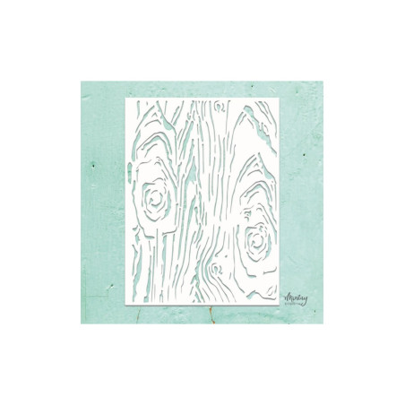 Mintay 6 x 8 Stencil/Mask - Woodgrain