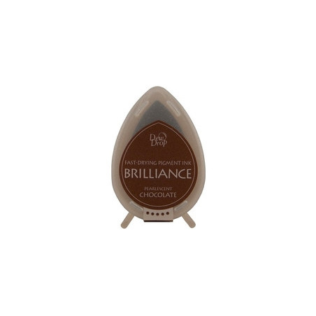 Tsukineko Brilliance Dewdrop Ink Pad - Chocolate