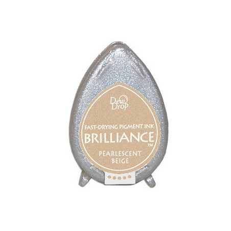Tsukineko Brilliance Dewdrop Ink Pad - Beige