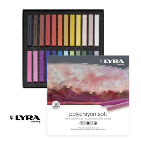 Lyra Rembrandt Polycrayon Soft Set of 24