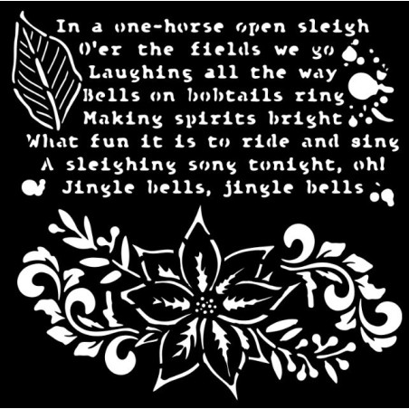 Stamperia Mask/Stencil The Nutcracker Poinsettia