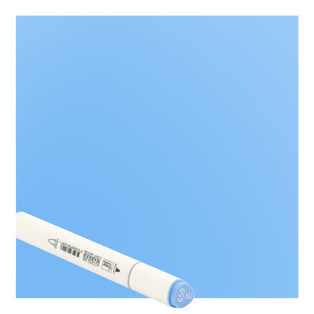 Couture Creations Twin Tip Alcohol Ink Marker - Light Baby Blue