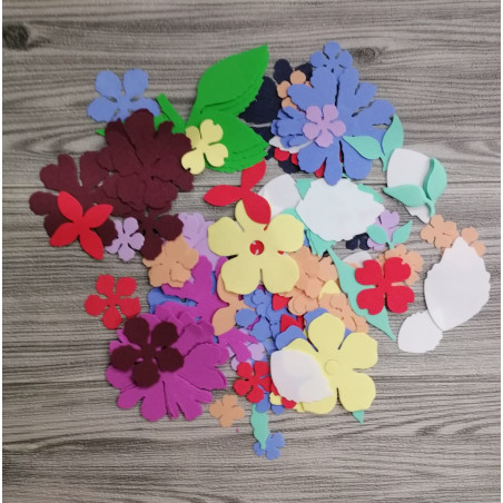 Scrapbook Studio Variety Foamiran Flower Pack