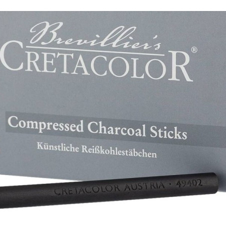 Cretacolor Compressed Charcoal Stick - MEDIUM