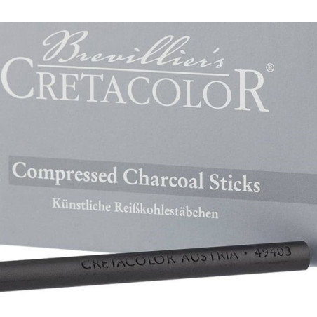 Cretacolor Compressed Charcoal Stick - HARD