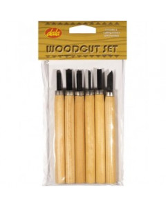 Dala Woodcut Set 6 Piece