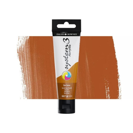 Daler Rowney System 3 Acrylic-59ml (667) Raw Sienna