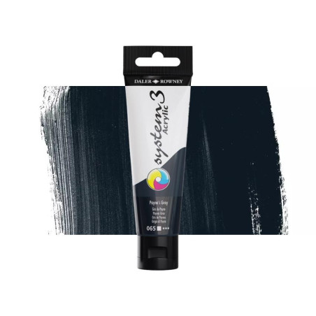 Daler Rowney System 3 Acrylic-59ml (065) Paynes Grey