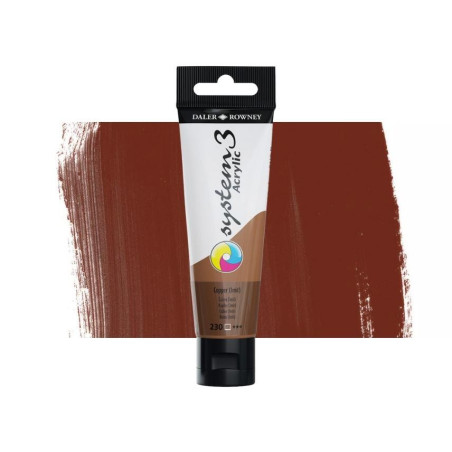 Daler Rowney System 3 Acrylic-59ml (230) Imitation Copper
