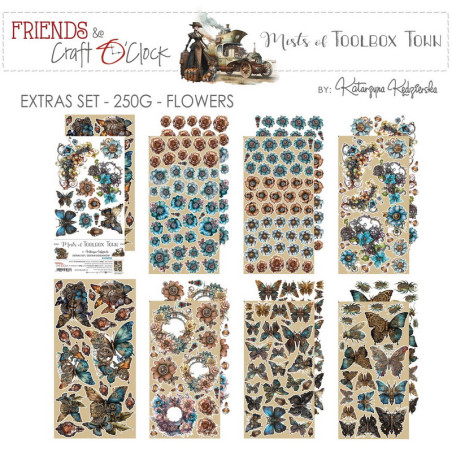 Craft O'clock Mists of Toolbox Town - Flowers