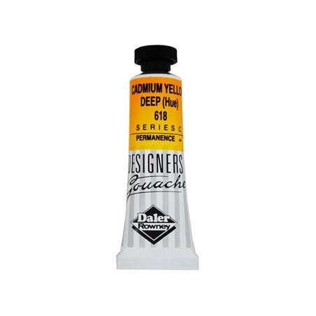 Daler Rowney Designers Gouache 15ml - Cadmium Yellow Deep Hue 618