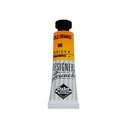 Daler Rowney Designers Gouache 15ml - Middle Orange 685