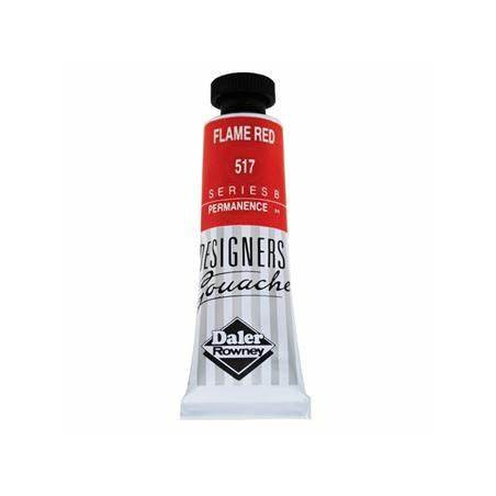 Daler Rowney Designers Gouache 15ml - Flame Red 517