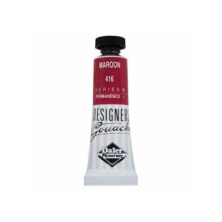 Daler Rowney Designers Gouache 15ml - Maroon 416