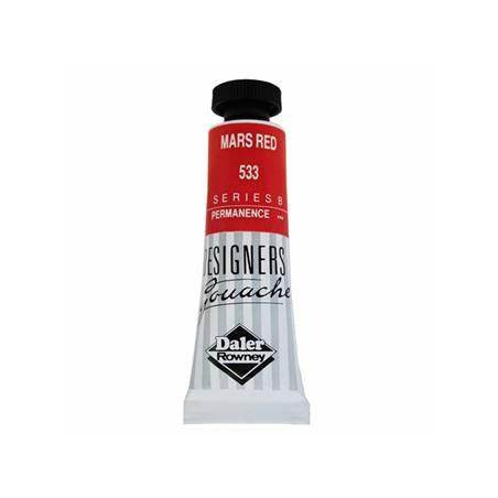 Daler Rowney Designers Gouache 15ml - Mars Red 533