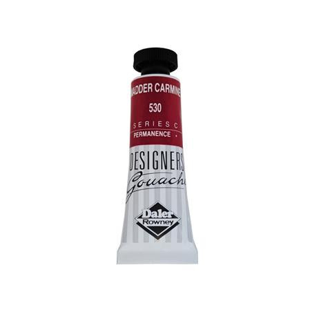 Daler Rowney Designers Gouache 15ml - Madder Carmine 530