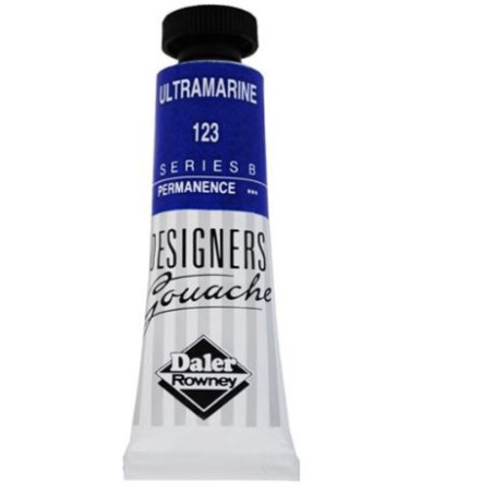 Daler Rowney Designers Gouache 15ml - Ultramarine 123