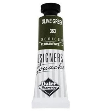 Daler Rowney Designers Gouache 15ml - Olive Green 363