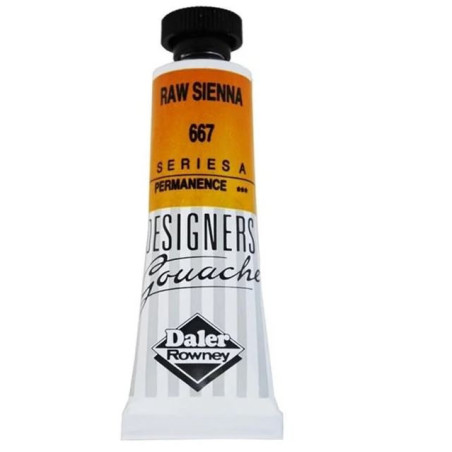 Daler Rowney Designers Gouache 15ml - Raw Sienna 667