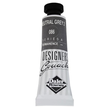 Daler Rowney Designers Gouache 15ml - Neutral Grey 2 086