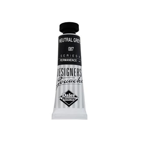 Daler Rowney Designers Gouache 15ml - Neutral Grey 3 087