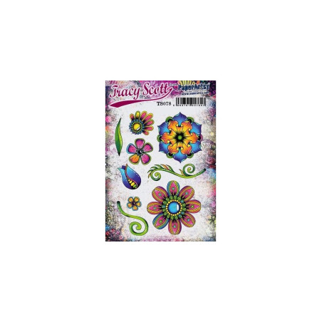 Paper Artsy Rubber Stamp By Tracy Scott 078