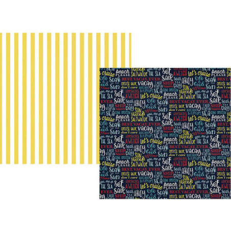 Simple Stories Cruisin' Paper - Ahoy