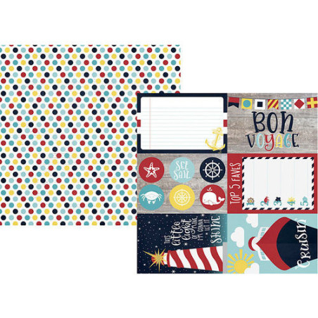 Simple Stories Cruisin' Paper - 4 x 6 Elements