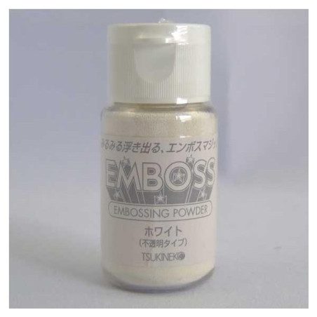Tsukineko Embossing Powder White