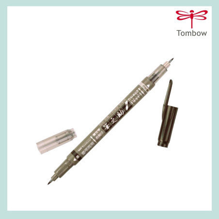 Tombow Fudenosuke Twin Tip Pen - Calligraphy Pen