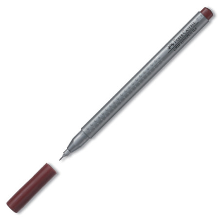 Faber-Castell Grip Finepen 0.4mm - Dark Brown