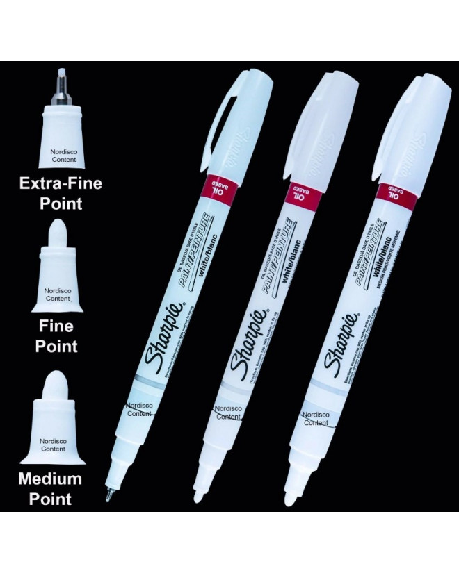 Sharpie Oil-Based Paint Marker Extra Fine Point - White