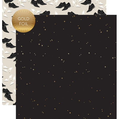 Echo Park Wedding Day Paper - Mr. & Mrs. Gold Foiled