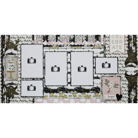 Scrapbook Studio Priscilla Wedding Paper Kits