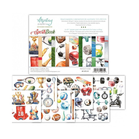Mintay 6x8 Paper Pad - Sport Book