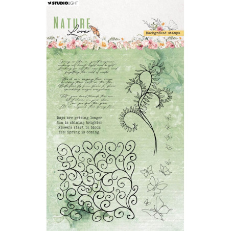 Studio Light Nature Lover Clear Stamps Background stamps