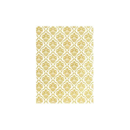 A3 -Metal Leaf Background Rice/Tissue Paper Gold 30x42cm