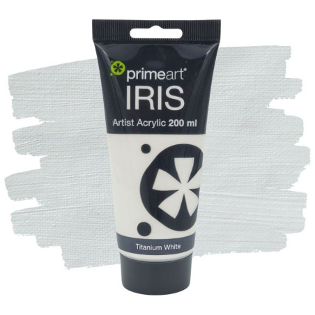 Primeart Iris Acrylic 200ml 710 Titanium White