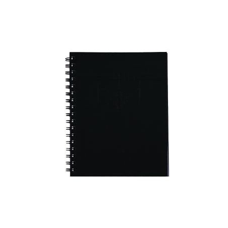 Scrapbook Studio Art Journal Black Hardcover A5 Visual Jotter Watercolour 300gsm 20 Sheets