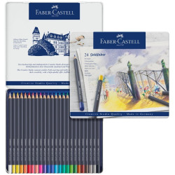 Faber Castell Goldfaber Color Pencils - Tin of 24