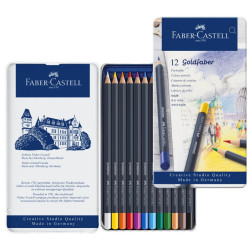 Faber Castell Goldfaber Color Pencils - Tin of 12