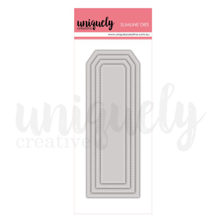 Uniquely Creative Slim Stitched Nesting Tag Cutting Die